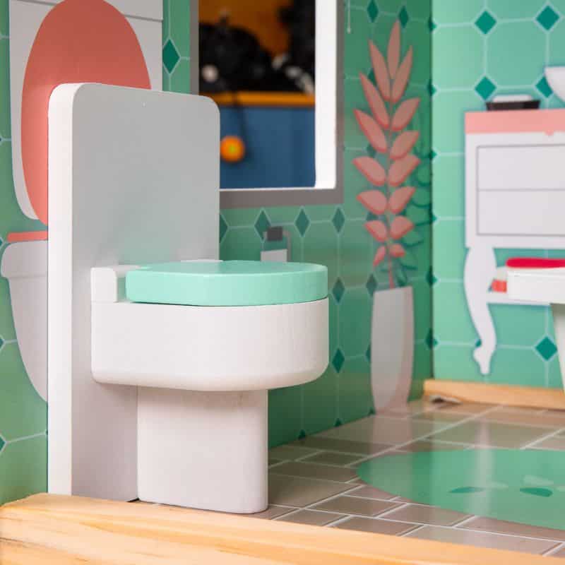 Kućica za lutke Pastel - kupaonica