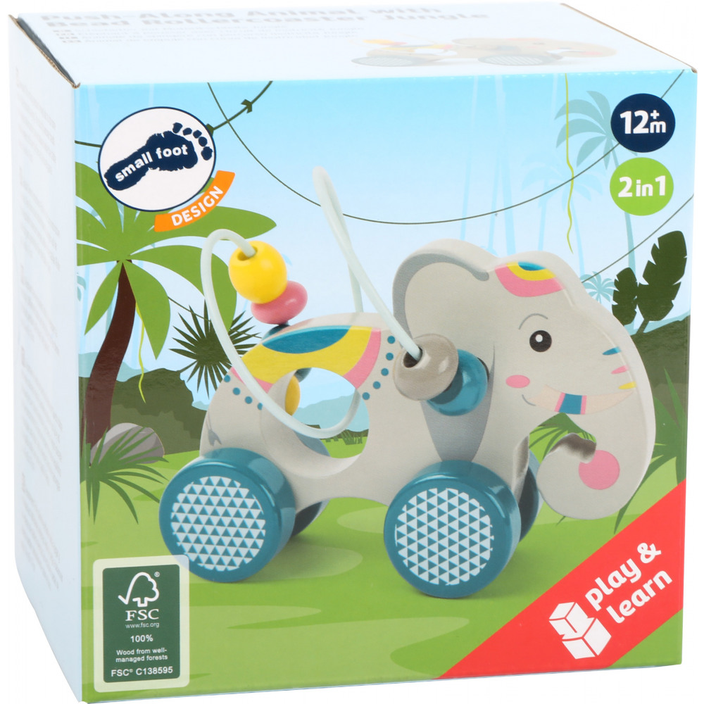 11088 legler small foot Schiebetier mit Motorikschleife Jungle Verpackung