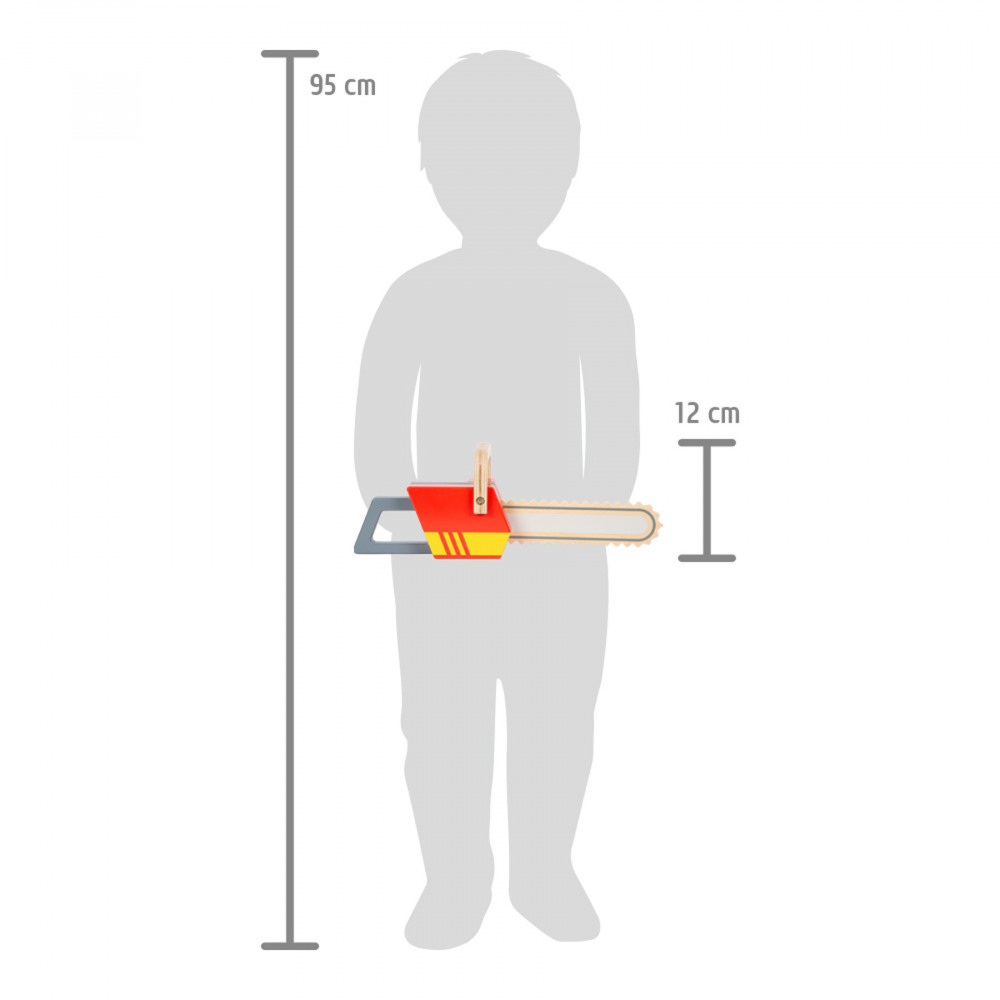 Motorna pila drvena 45cmx30cmx6cm-vizual veličine