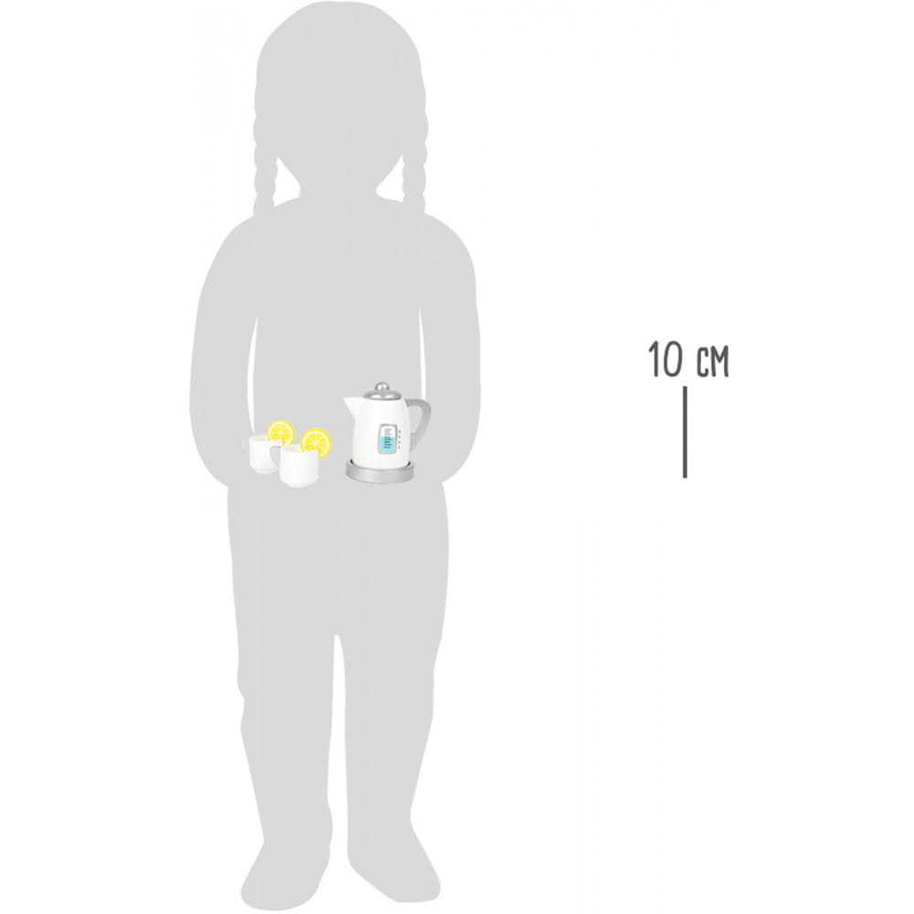 Drveni set za čaj 6 dijelova u kutiji