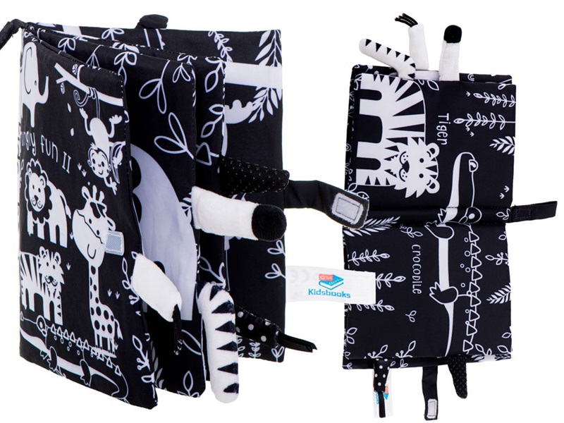 Šuškava senzorna knjižica safari