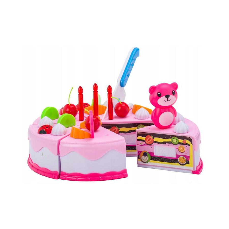 Igračka rođendanska torta, 80 dijelova plastična torta Igračka rođendanska torta, 80 dijelova plastična torta