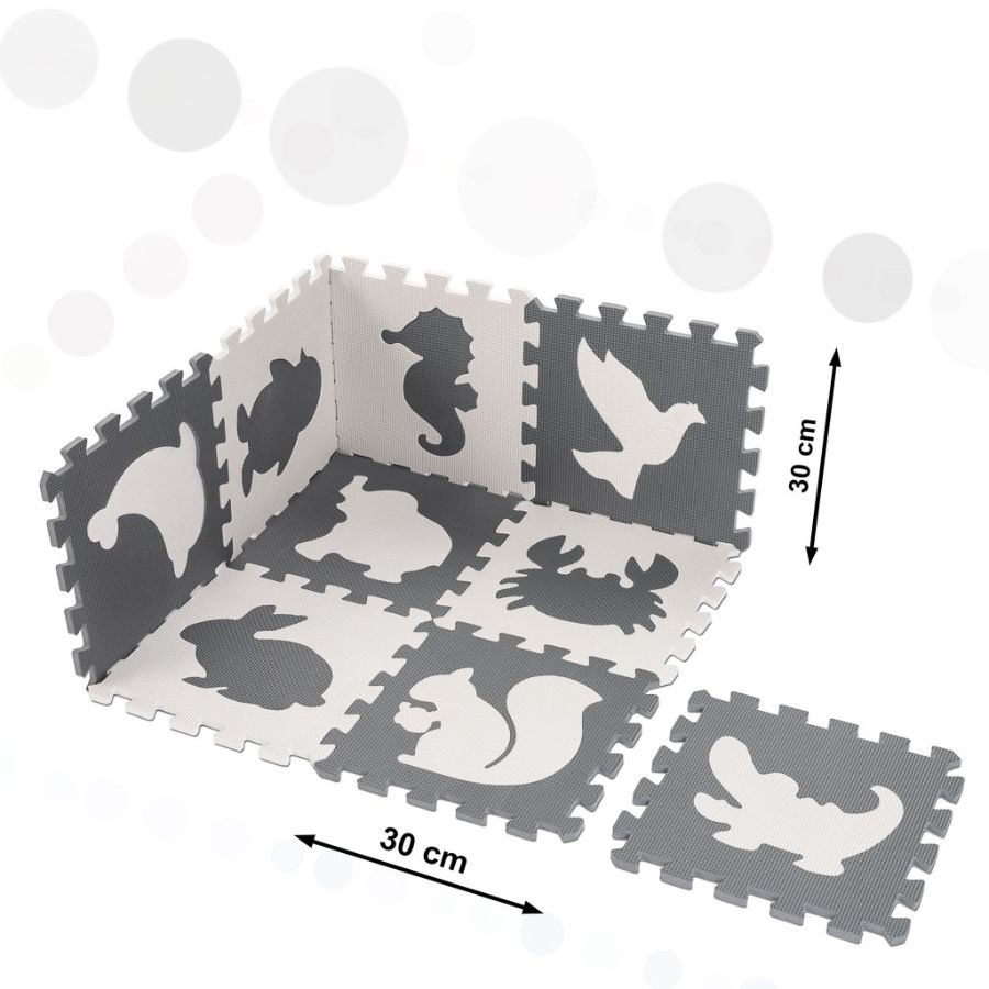 Pjenaste podne puzzle 9 komada poodloga za igru