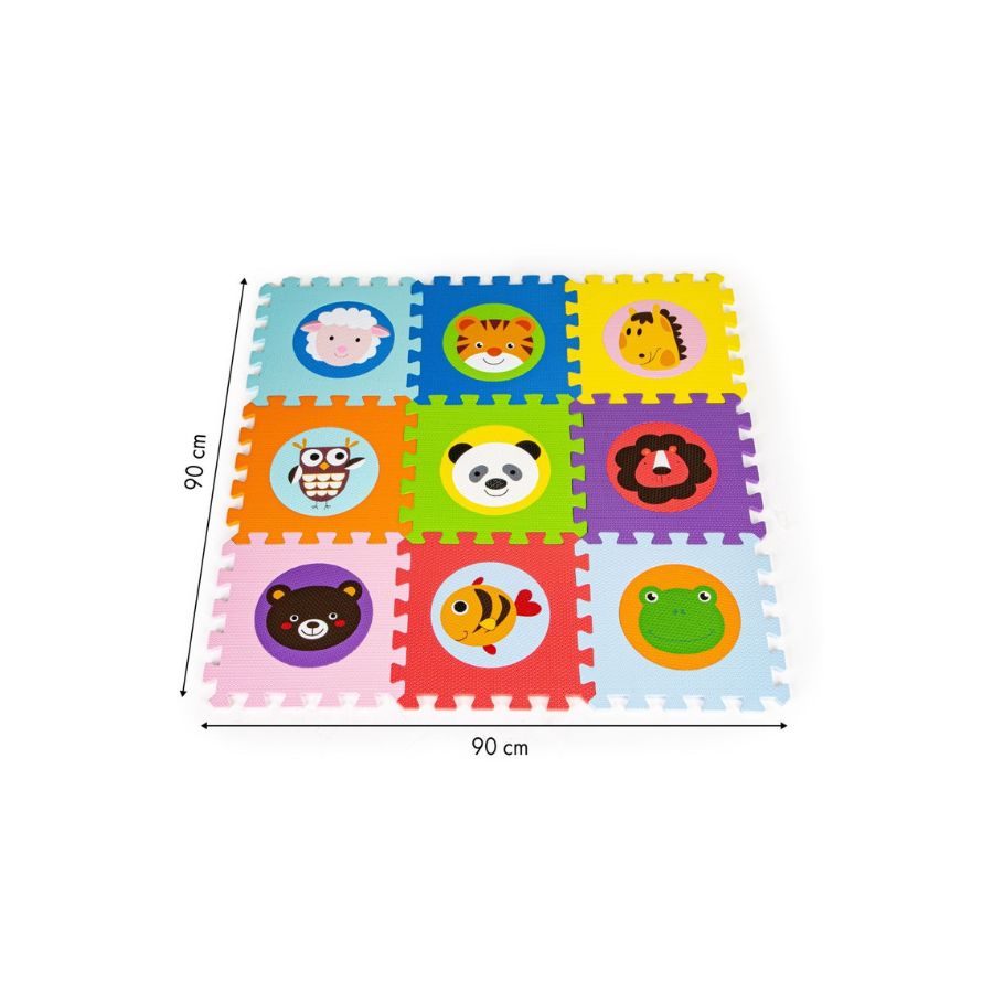Velike podne puzzle od Eva pjene sa životinjama 90x90cm podloga za igru