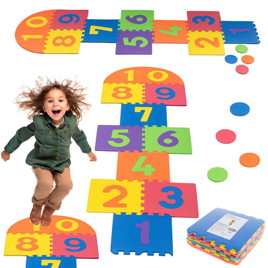 podne puzzle školica kao podloga za igru