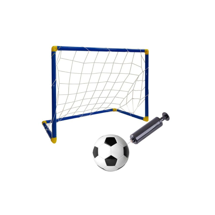 Dječji gol za nogomet s mrežicom i loptom
