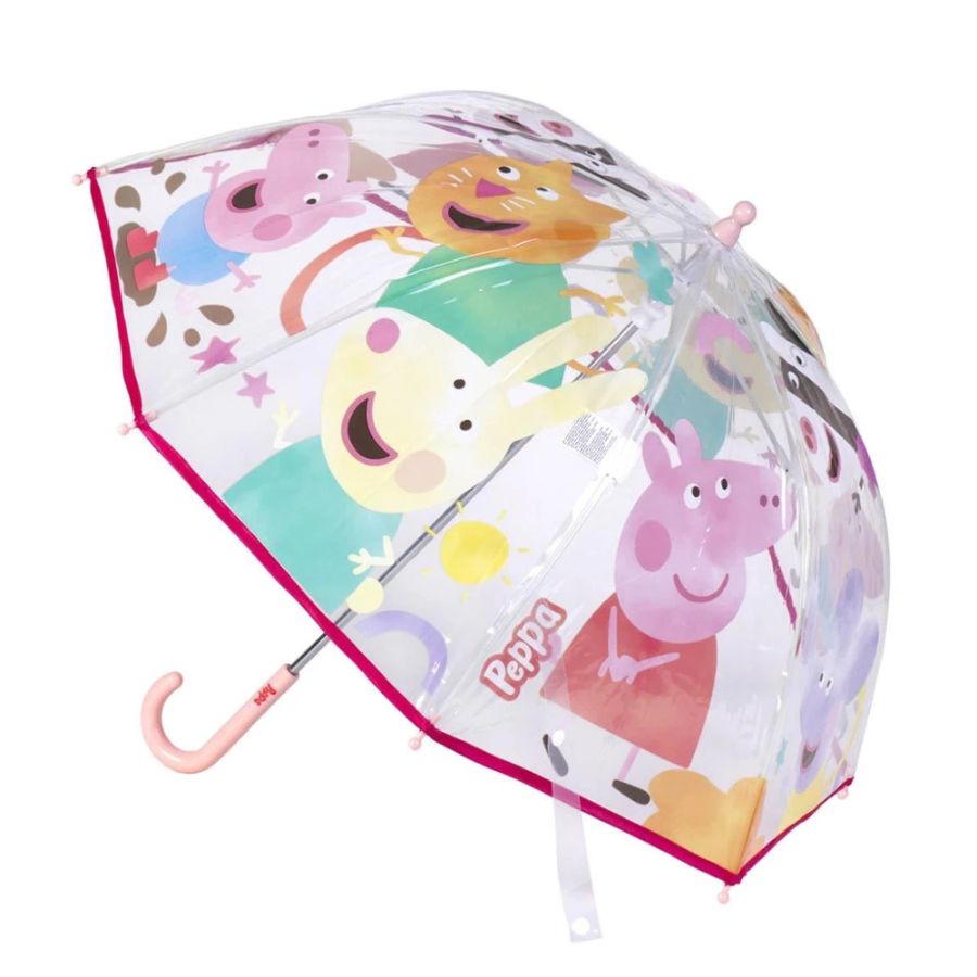 Dječji kišobran s Peppa Pig motivom 71 cm rasklopljen