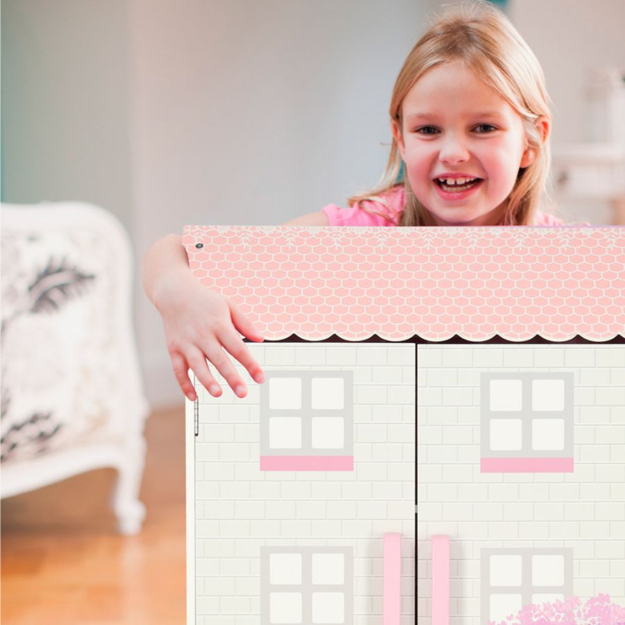 Kućica za lutke Lulilo Papilio pink 80cm, igračke za djevojčice