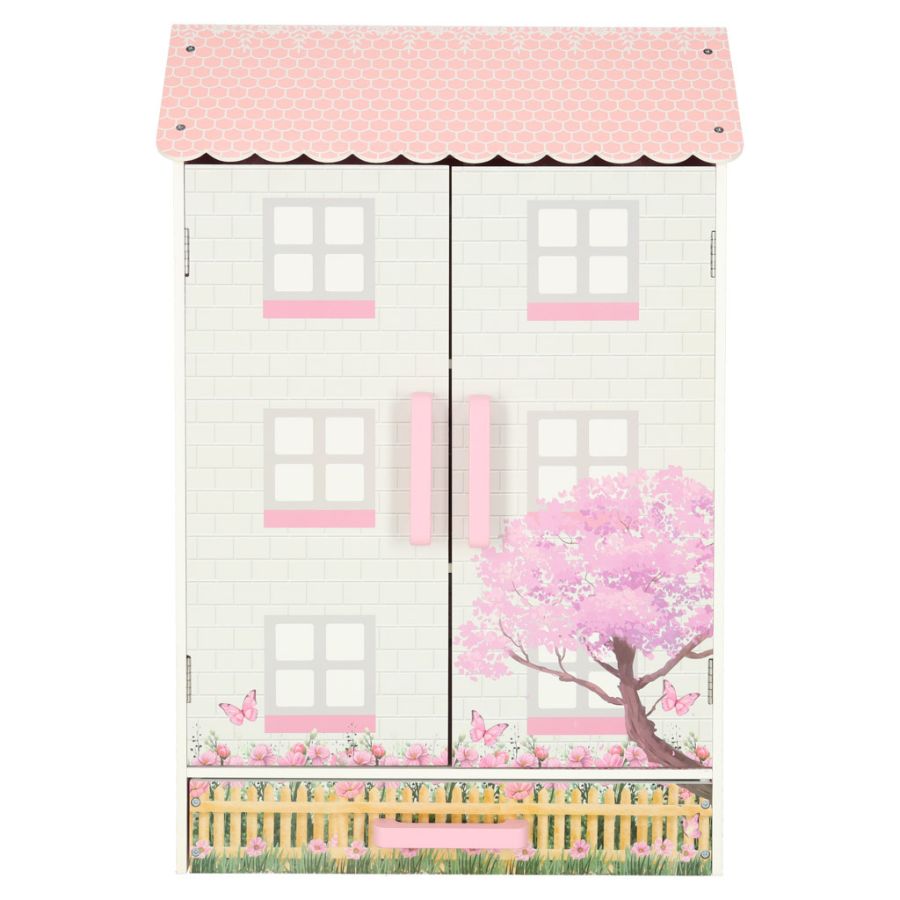 Kućica za lutke Lulilo Papilio pink 80cm, pozadina