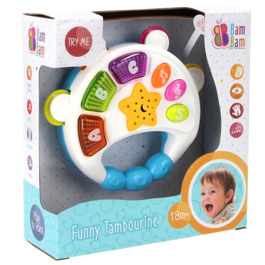 Glazbena igračka tamburin za bebe