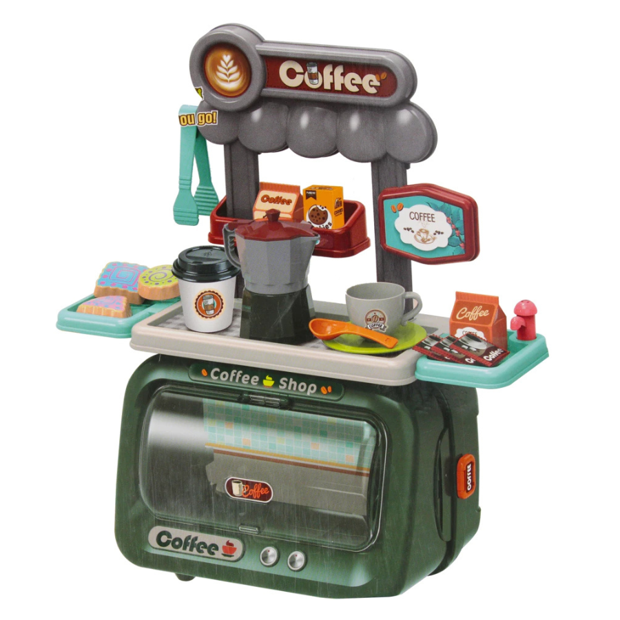 Dječji aparat za kavu s priborom i desertima