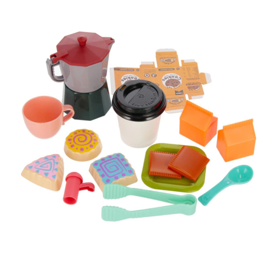 Dodaci iz dječjeg seta za kuhanje kave