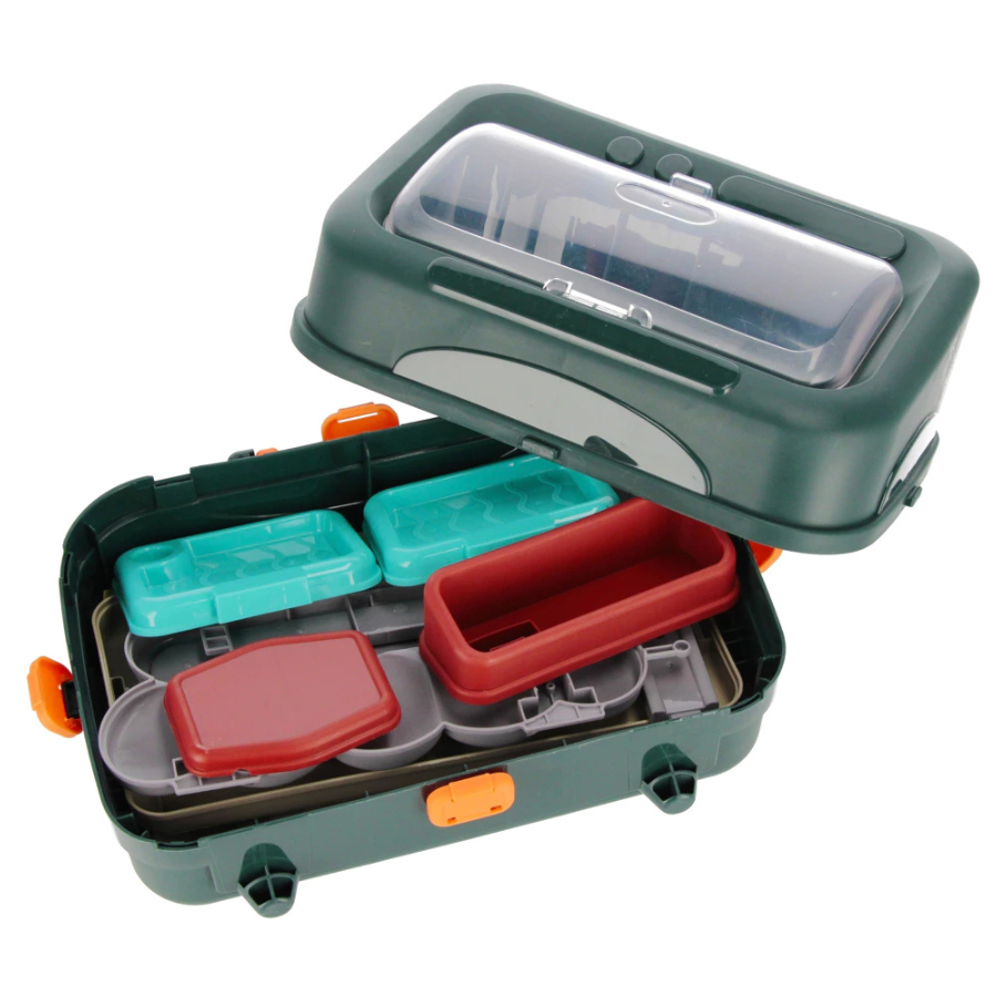 Kofer iz dječjeg seta za kuhanje kave