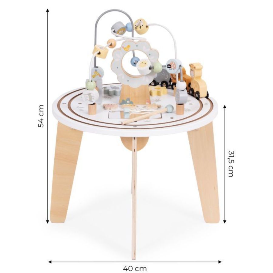 Interaktivni stol za bebe i djecu Ecotoys 5u1 dimenzije Interaktivni stol za bebe i djecu Ecotoys 5u1 dimenzije