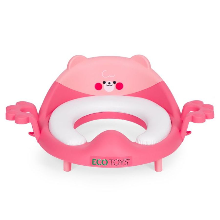 Nastavak za wc školjku za djecu roza, pogled s prednje strane artikla Nastavak za wc školjku za djecu roza, pogled s prednje strane artikla