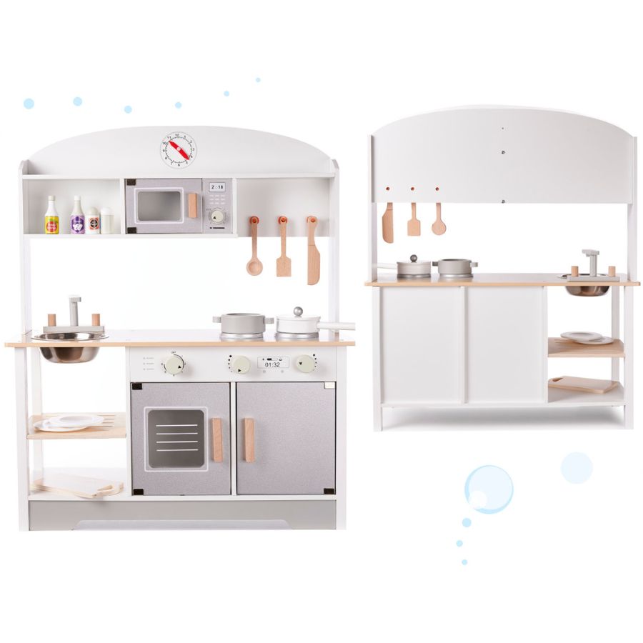 Dječja kuhinja drvena s 82 dodatka