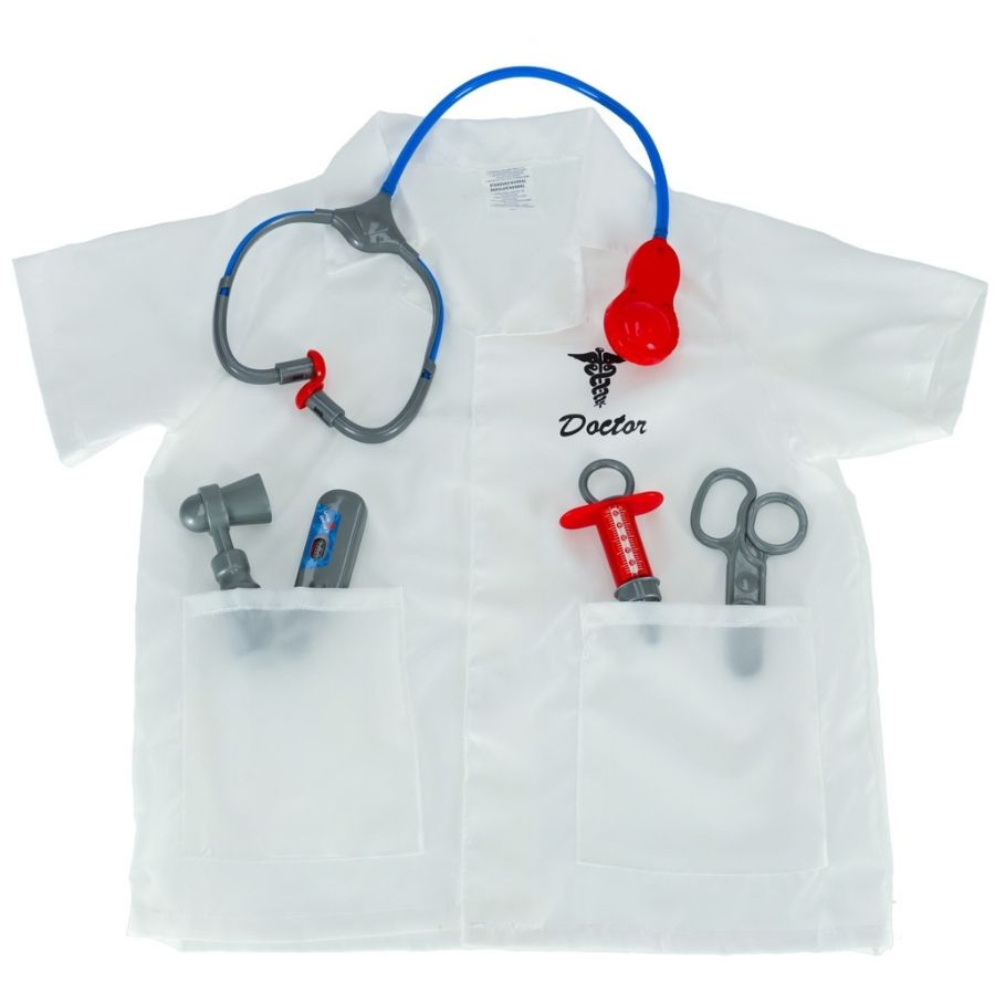 Kostim doktora s medicinskim instrumentima za 3-8 godina Kostim doktora s medicinskim instrumentima za 3-8 godina