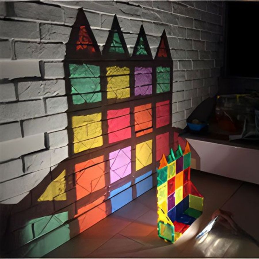 Magnetni blokovi za slaganje – STEM igračka – kuća, dvorac I drugo