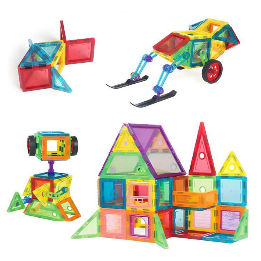 STEM igračka magnetne kocke za slaganje kuće, dvorca i drugih motiva