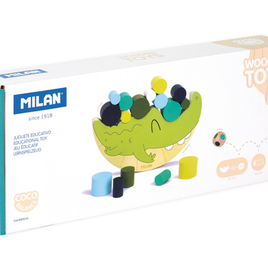 Drvena slagalica Milan Cocco Balance za djecu od 3 godine Drvena slagalica Milan Cocco Balance za djecu od 3 godine