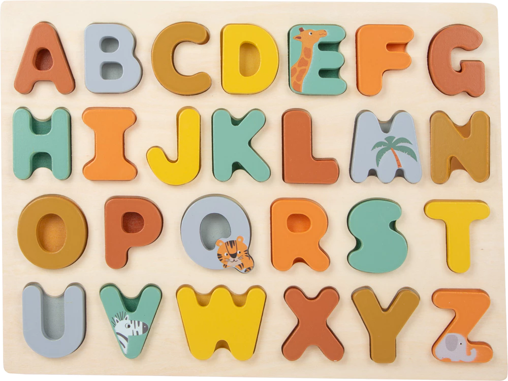 Didaktička igračka drvena slagalica ABC Didaktička igračka drvena slagalica ABC