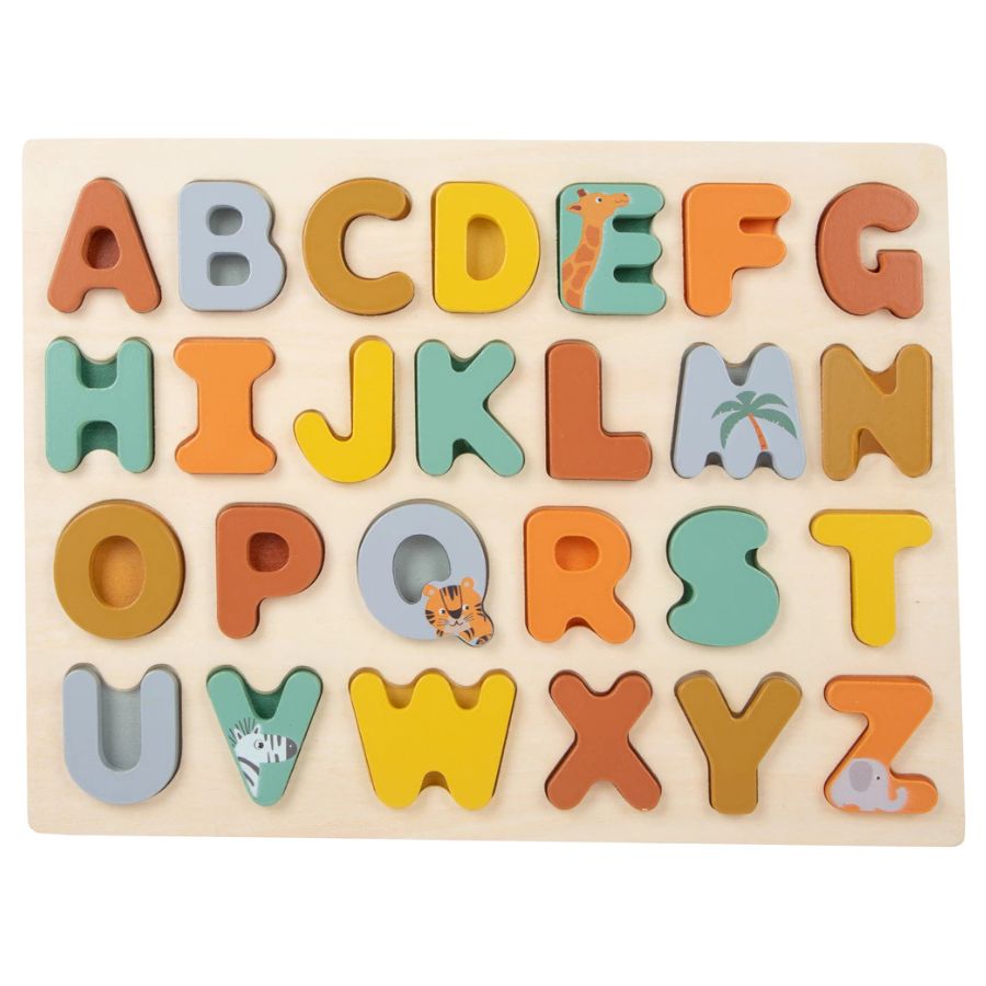 Slagalica od drva ABC Safari Slagalica od drva ABC Safari